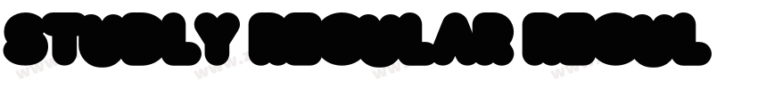 Studly Regular Regul字体转换